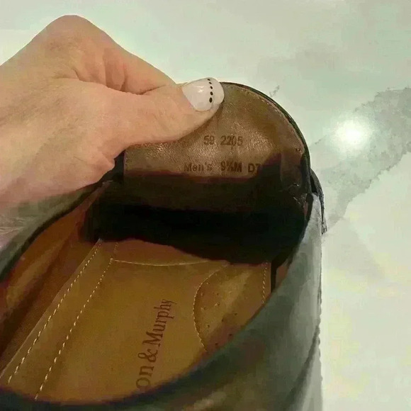 Johnston & Murphy Baldwin Penny Loafers. Sz 9 1/2 - Picture 6 of 7